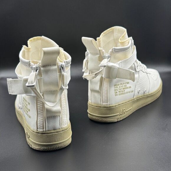 Nike SF Air Force 1 Mid 'Olive Ivory' - Picture 11 of 11